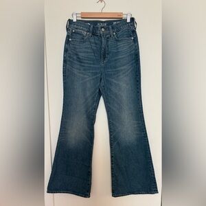 J Crew Petite vintage flare jean in Kate Wash
